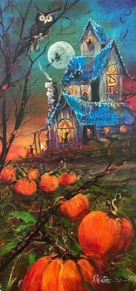 46 Awesome Halloween Wallpaper Ideas 36 Halloween Painting