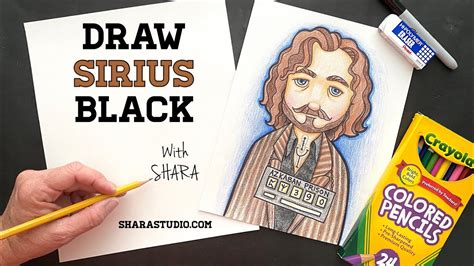How To Draw Sirius Black Youtube