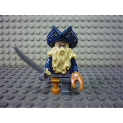 Custom Lego Pirates Of The Caribbean Davy Jones Mini Figure Shopee Malaysia
