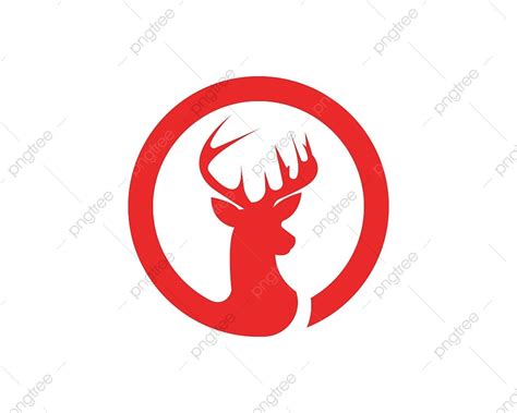 Deer Head Logo Silhouette Transparent Background Head Deer Silhouette