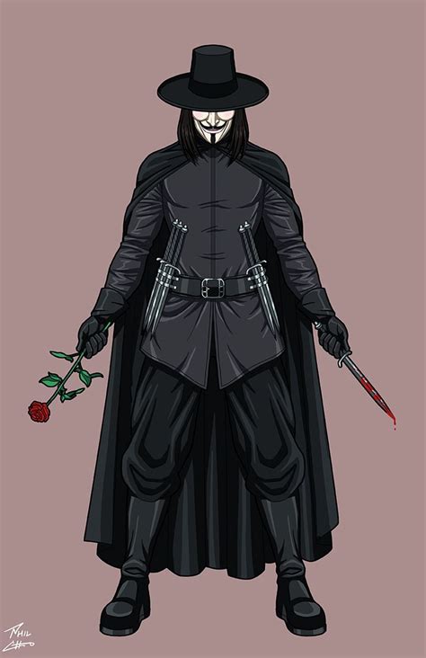 V [the Villain] Earth 27 Commission By Phil Cho On Deviantart V For Vendetta Superhero