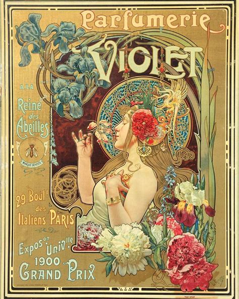 Art Nouveau Printperfumeryvintage Ad Posterworlds Fair Etsy