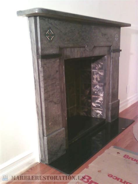Marble sealers are impregnator sealers that are made up of a liquid based solvent (typically water based) and a solid resin. Gray Marble Fireplace after Cleaning and Grouting