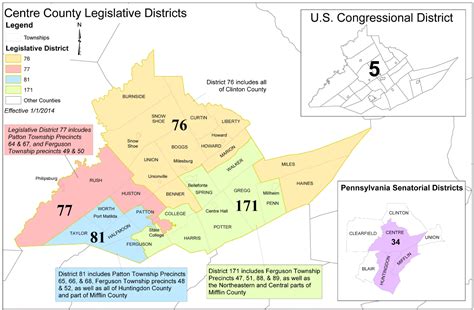 Centre County Pa Official Website Legislative Districts