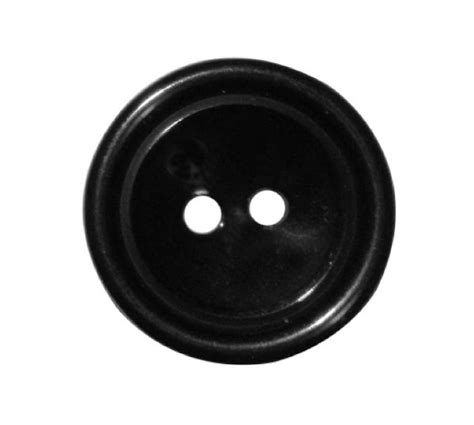 Two Hole Black Buttons 20mm 2pk Haberdashery Online