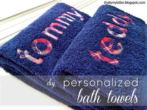 Diy Personalized Bath Towels Personalized Bath Towels Personalized