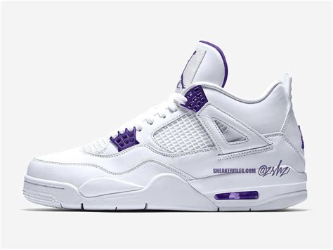 Air Jordan 4 Court Purple Le Site De La Sneaker