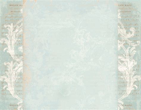 The Background Fairy Blog Background Vintage Style Aqua Music With