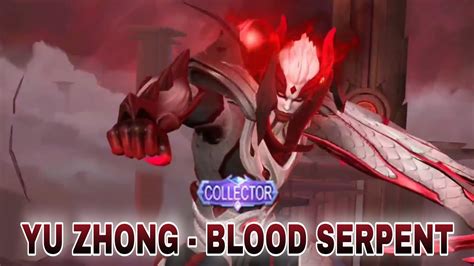 May Grand Collector Skin Yu Zhong Blood Serpent Gameplay Effects
