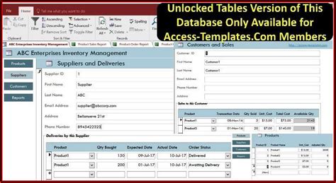 Microsoft Access Student Database Template Software Free Download