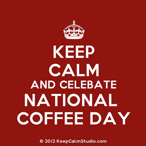 September 29th Is National Coffee Day