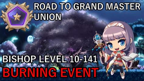 Bishop Level 10 141 Maplestory Road To Grand Master Union Ep33 Youtube