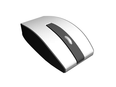 Flat Computer Mouse 3d Model 3dsmax Files Free Download Cadnav