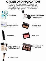 Photos of Order Of Makeup Routine