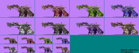 The Spriters Resource Full Sheet View Zoids Saga Ds Legend Of