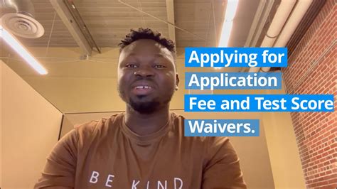 How To Get Application Fee And Gre Waiver Youtube