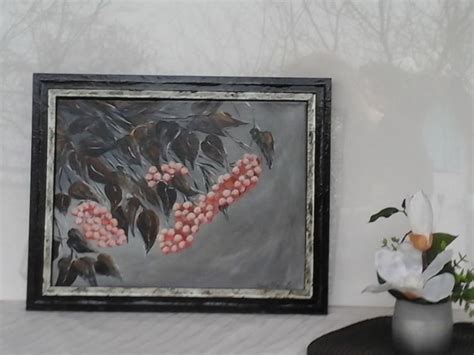 Tipps zum malen mit acryl. Eberesche im Winter - Bunt, Fluss, Wiese, Malen von Karin Haase bei KunstNet