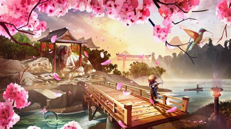 Background Anime Sakura Tree Wallpaper Sakura Tree Wallpapers Aatos