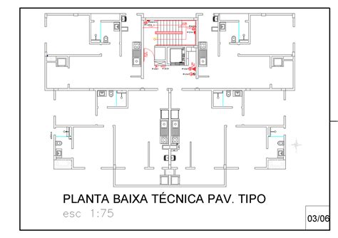 PROJETO HIDROSSANITÁRIO PPCI N L O S PLANTA BAIXA TÉCNICA PAV TIPO PCF 60110x 16 240 16