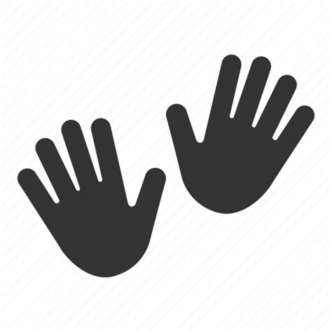 Gesture Hand Print Hands Open Hands Palms Icon