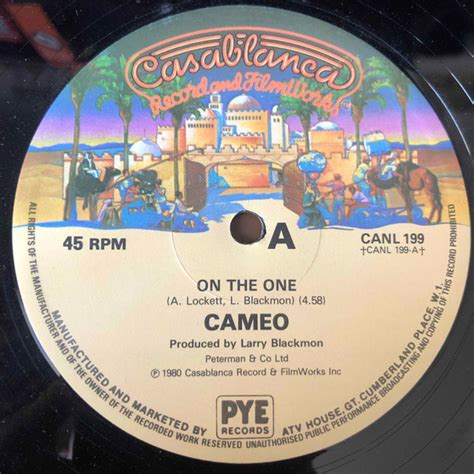 Cameo On The One Cameosis Vinyl 12 45 Rpm Discogs