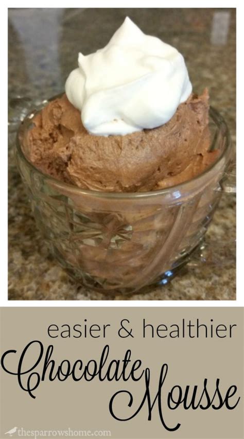 This chocolate avocado mousse is quick to prepare, deliciously sweet, beautifully creamy & perfect for kids with food allergies (egg, dairy and gluten free). Healthy Chocolate Mousse | The Sparrow's Home