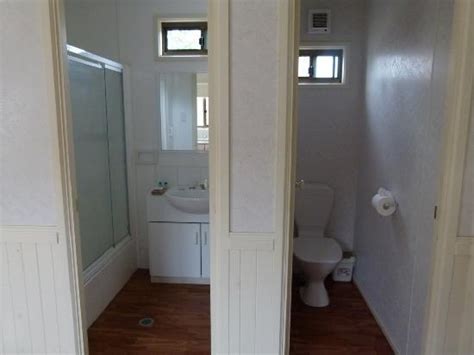 Small bathroom with separate toilet room. separate bathroom & toilet - Picture of Discovery Parks ...
