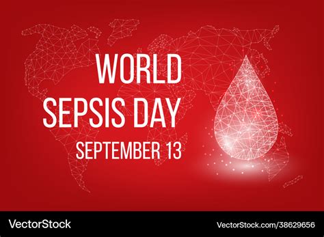 World Sepsis Day Royalty Free Vector Image Vectorstock