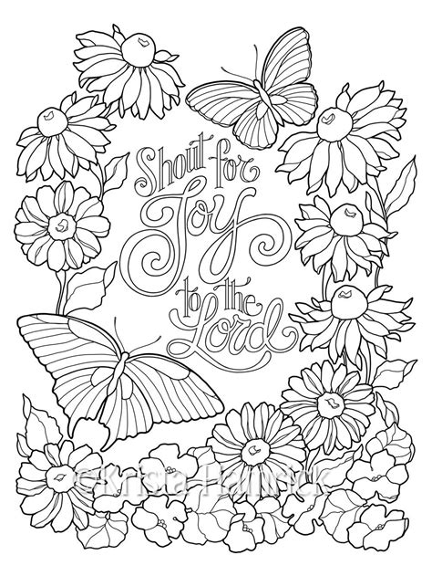 The Joy Of The Lord Is My Strength Coloring Page Coloring Pages
