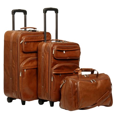 Our Best Luggage Sets Deals Leather Luggage Set Leather Luggage Leather