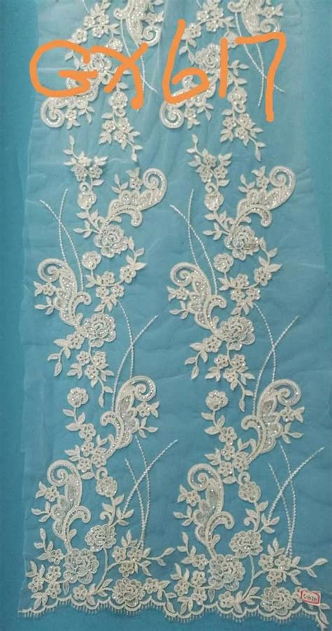 Latest African Lace Fabric High Quality African Tulle Lace Fabric With Guipure Swiss French Net