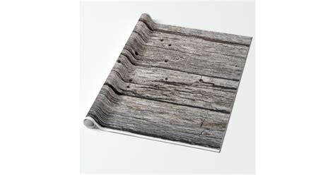 Rustic Weathered Wood Beach Panels Wrapping Paper Zazzle