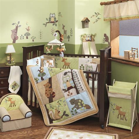 Lambs And Ivy Enchanted Forest 6 Piece Baby Bedding Set Bubs N Grubs