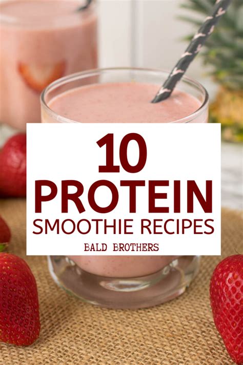 10 Healthy Protein Smoothies Every Man Should Try Healthy Protein