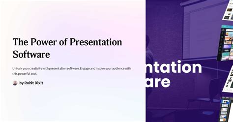 The Power Of Presentation Software