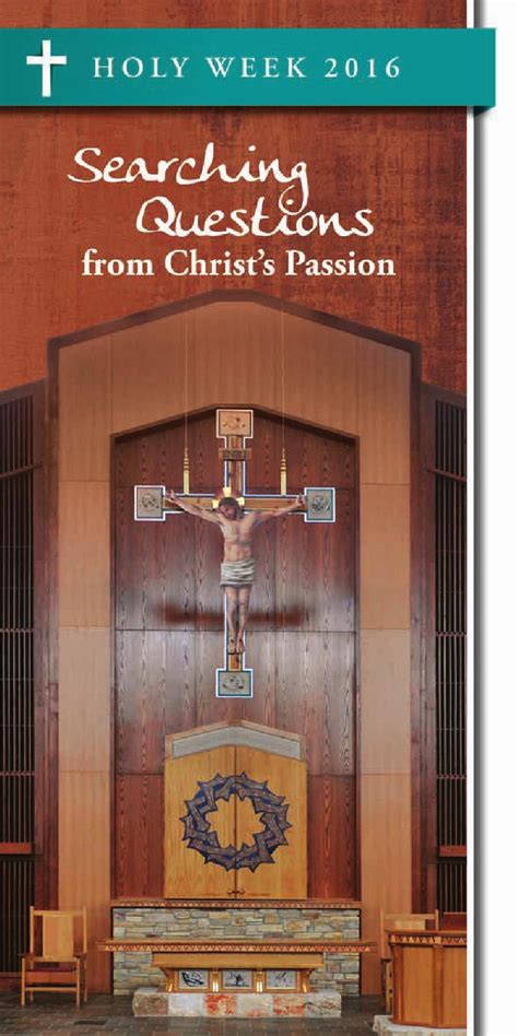 Searching Questions From Christs Passion By Martin Luther College Issuu