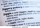 Close Dictionary Definition Jiggle Stock Photo 1061631956 | Shutterstock