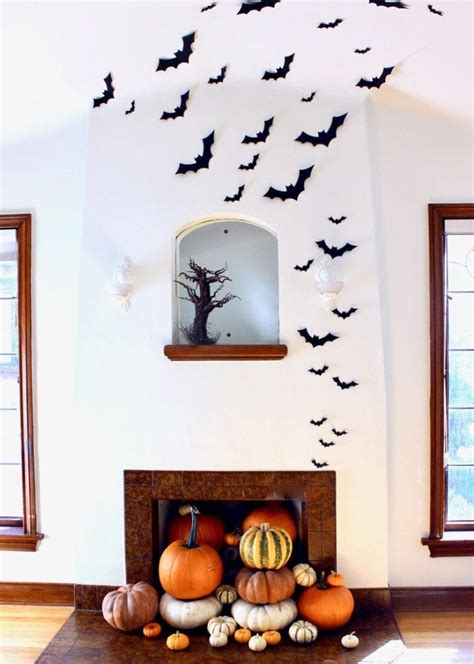 Wall Bat Halloween Decorations Tons Of Decor Ideas Youll Love