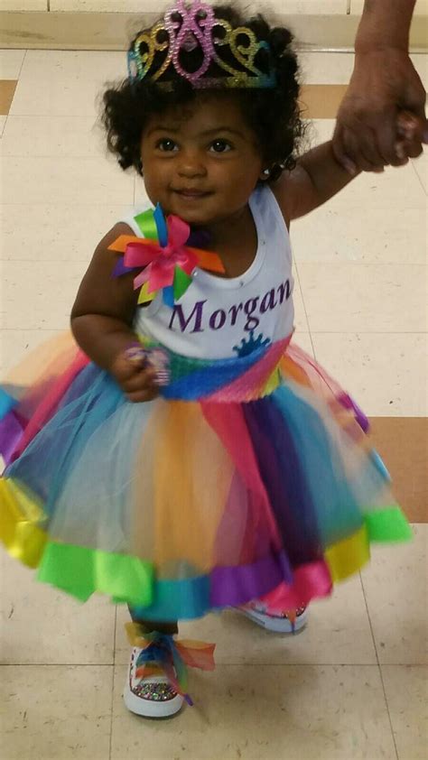 Perfect Birthday Princess Birthday Colorful Tutu Outfit By Bubblegum