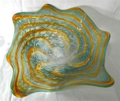 Unique Design Murano Glass Plates For Wall Art Glass Blowing Plates