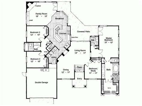 Mediterranean Style House Plan 4 Beds 25 Baths 2373 Sqft Plan 417