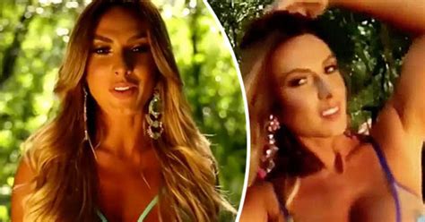 Brazilian Tv Heartbreaker Shows Off Racy Lingerie Line In Saucy Off