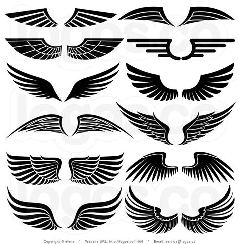 Clip Art Svg Dxf Png Wings Clipart Angel Wings Svg Angel Wings Png