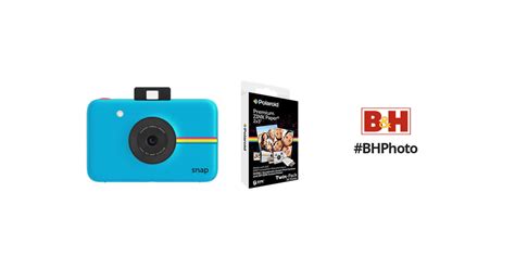 Polaroid Snap Instant Digital Camera With Paper Kit Blue Bandh