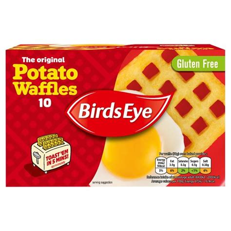 How to make potato waffles with mashed potatoes? Birds Eye 10 Potato Waffles Frozen 567g from Ocado