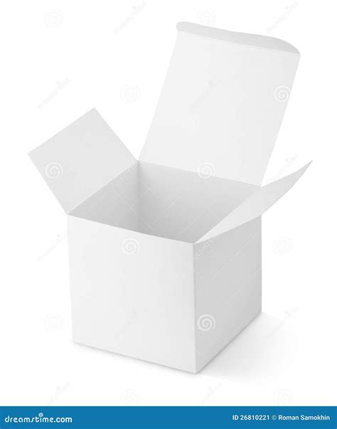 Opened Cardboard Box Stock Image Image Of Shadows Carton 26810221
