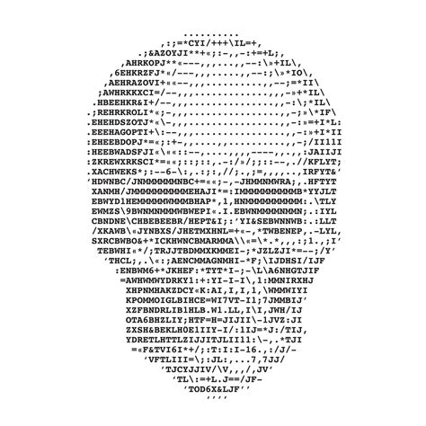 Human Skull Stylized Ascii Art Original Version Deadly Code Vector