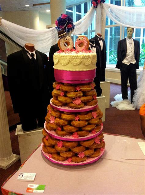glazed donut wedding cake   dunkin donuts