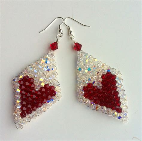 Make Your Own Beaded Heart Earrings London Jewellery School