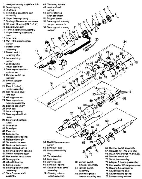 Chevy Steering Column Wiring Diagram Easy Wiring